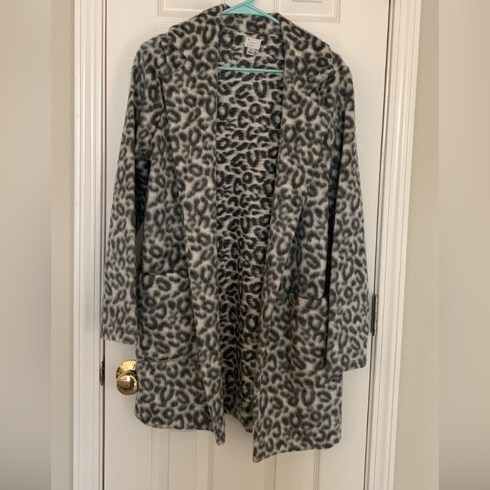 Grey Leopard print jacket from target